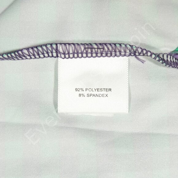 Peter Millar Summer Comfort Golf  Polo Shirt Mens 2XL Green Purple Gingham Check - Picture 4 of 6